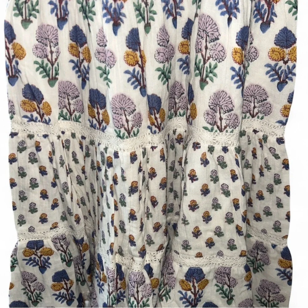 Pink Chicken Multicolor Floral Kids Dress